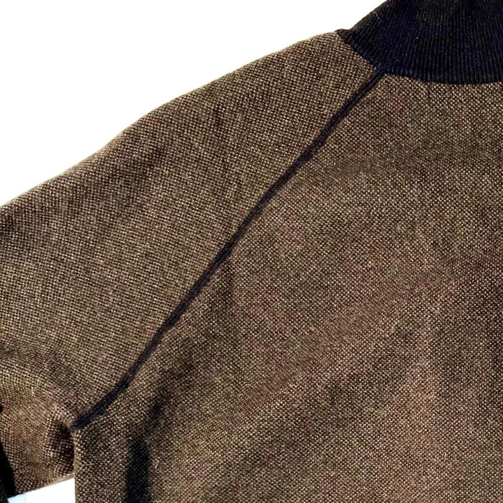 Men's Banana Republic Bomber Sweater Jacket Size Large Tall - Picture 6 of 9